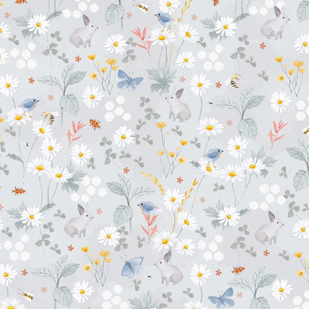 Paturica Bamboo Amy + Rucsacel Lunca Gri - imagine 2