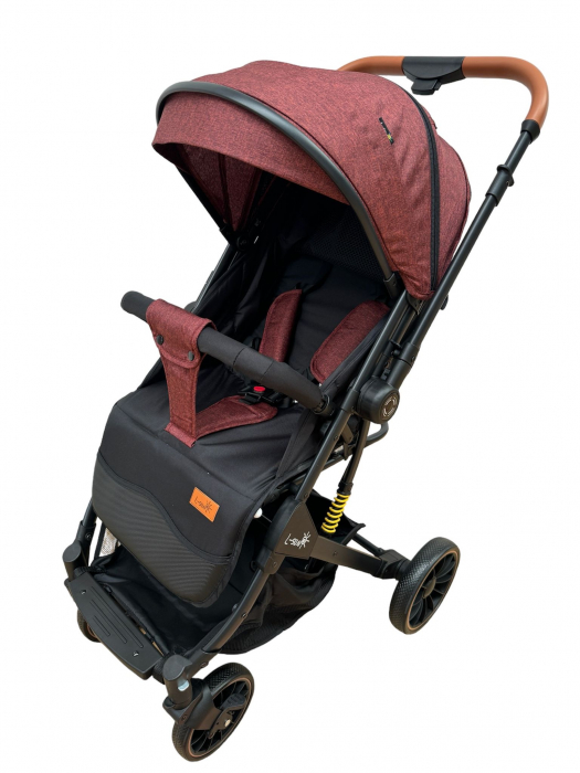 Carucior Sport L-sun Pliabil, Maner Reversibil Rosu