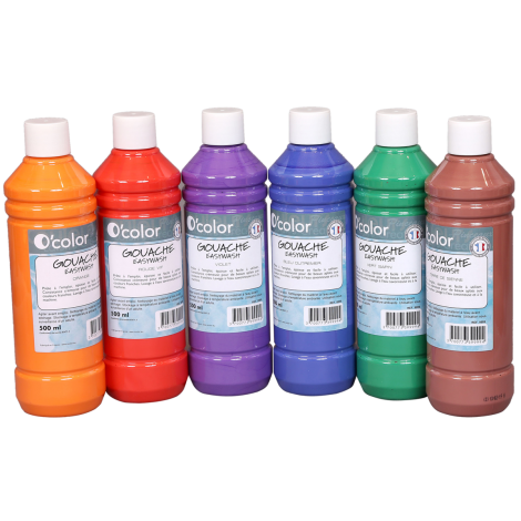 Guașă Lavabilă Ocolor Portocaliu 500ml