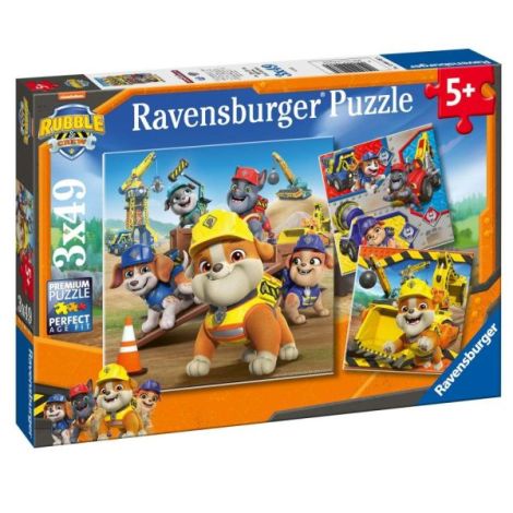 Puzzle Rubble Ravensburger 3x49 piese pentru copii - imagine 2