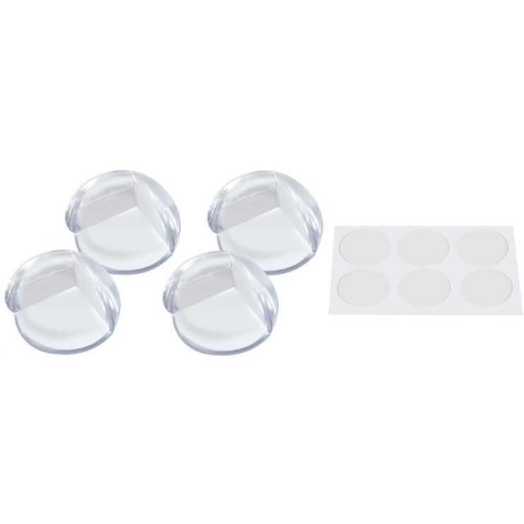 Set 4 Aparatori Colturi Iso Trade Silicon Transparent