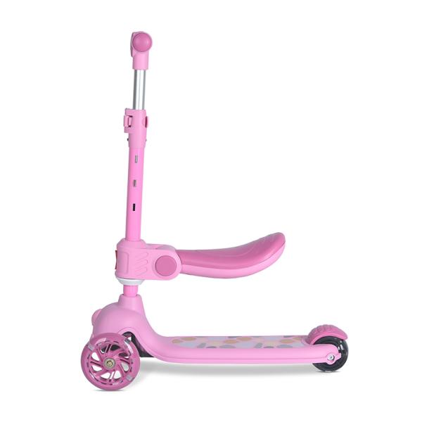 Lorelli Jetster Plus Pink - Trotineta cu LED-uri - imagine 2