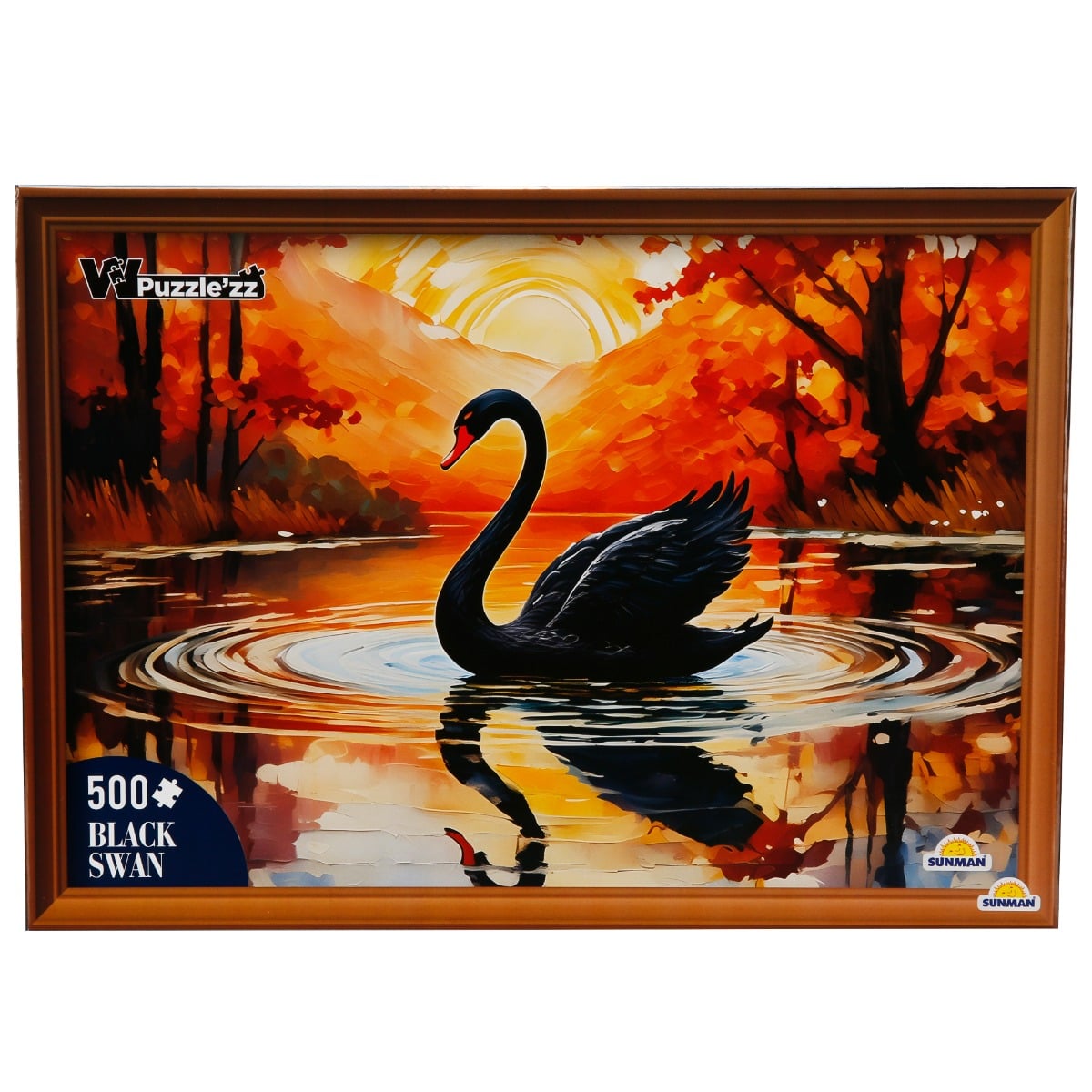 Puzzle Lebada Neagră 500 piese | Witty Puzzlezz