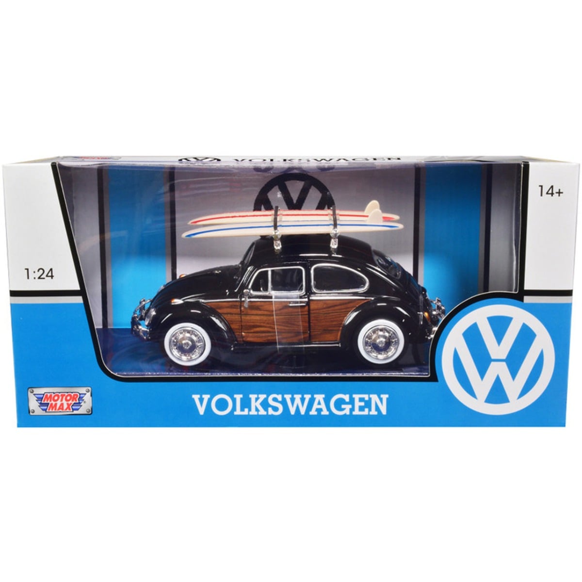 Masinuta Motormax VW Beetle Surf Board 1:24