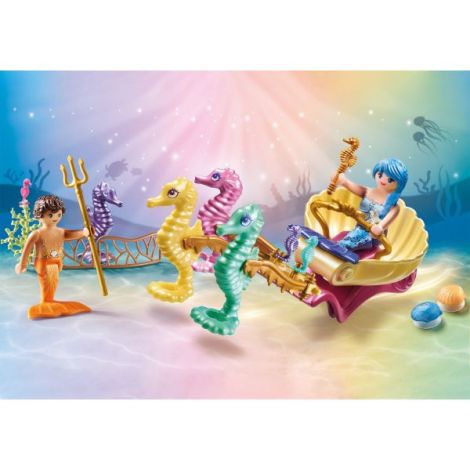 Playmobil Trasura cu Cai de Mare - Aventură Marină - imagine 3