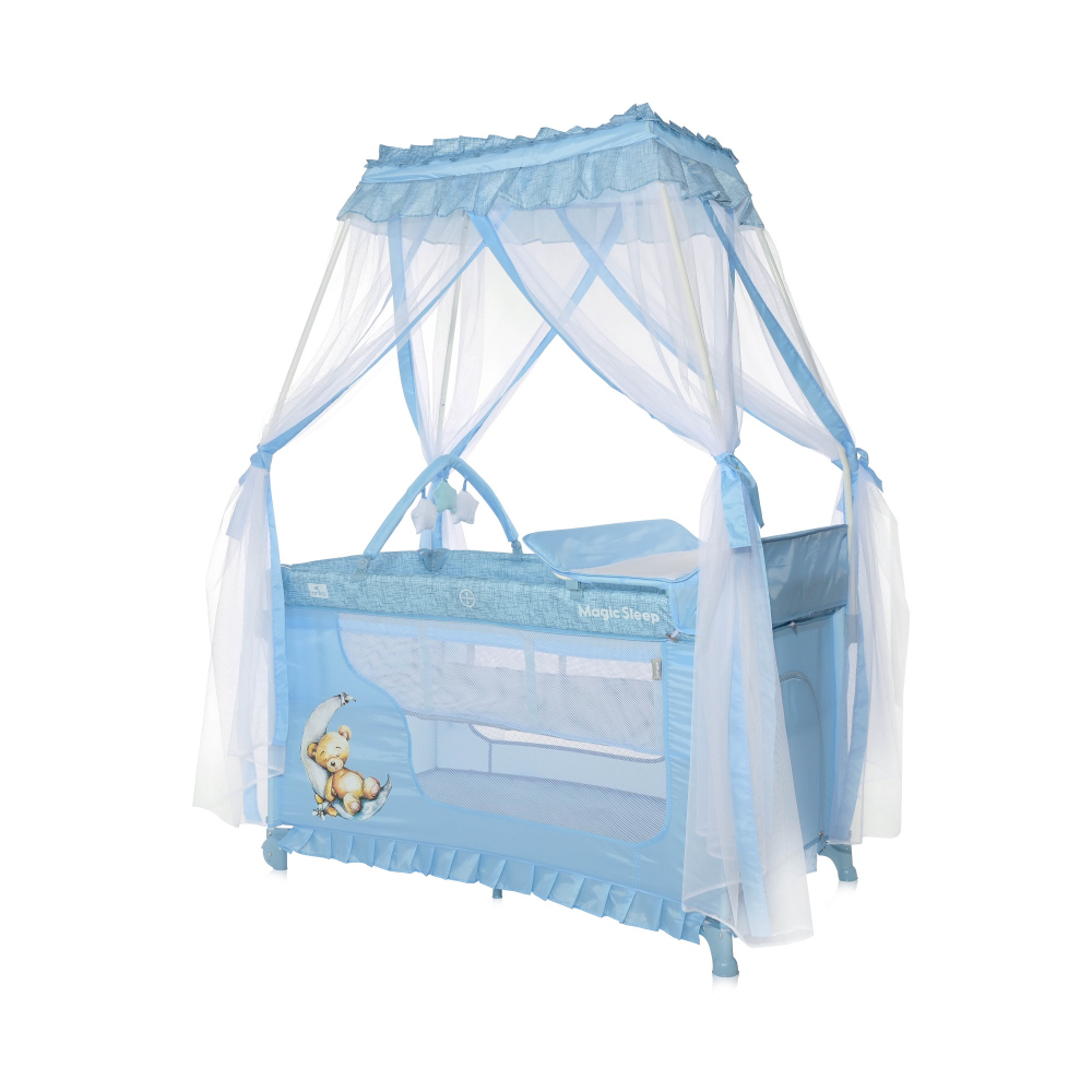 Patut pliabil Lorelli Magic Sleep Blue Moon - imagine 4