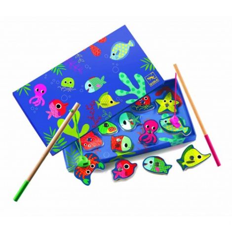 Joc Pescuit Magnetic Djeco Lemn