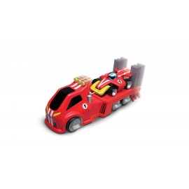 Masinuta de curse Tomy cu remorca, jucarie interactiva - imagine 2