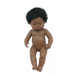 Păpușă Africană Fată 38 cm Miniland Anatomică - imagine 2