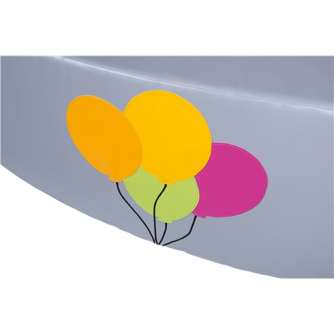 Piscina Baloons Moje Bambino Oeko-Tex 160x160cm - imagine 2