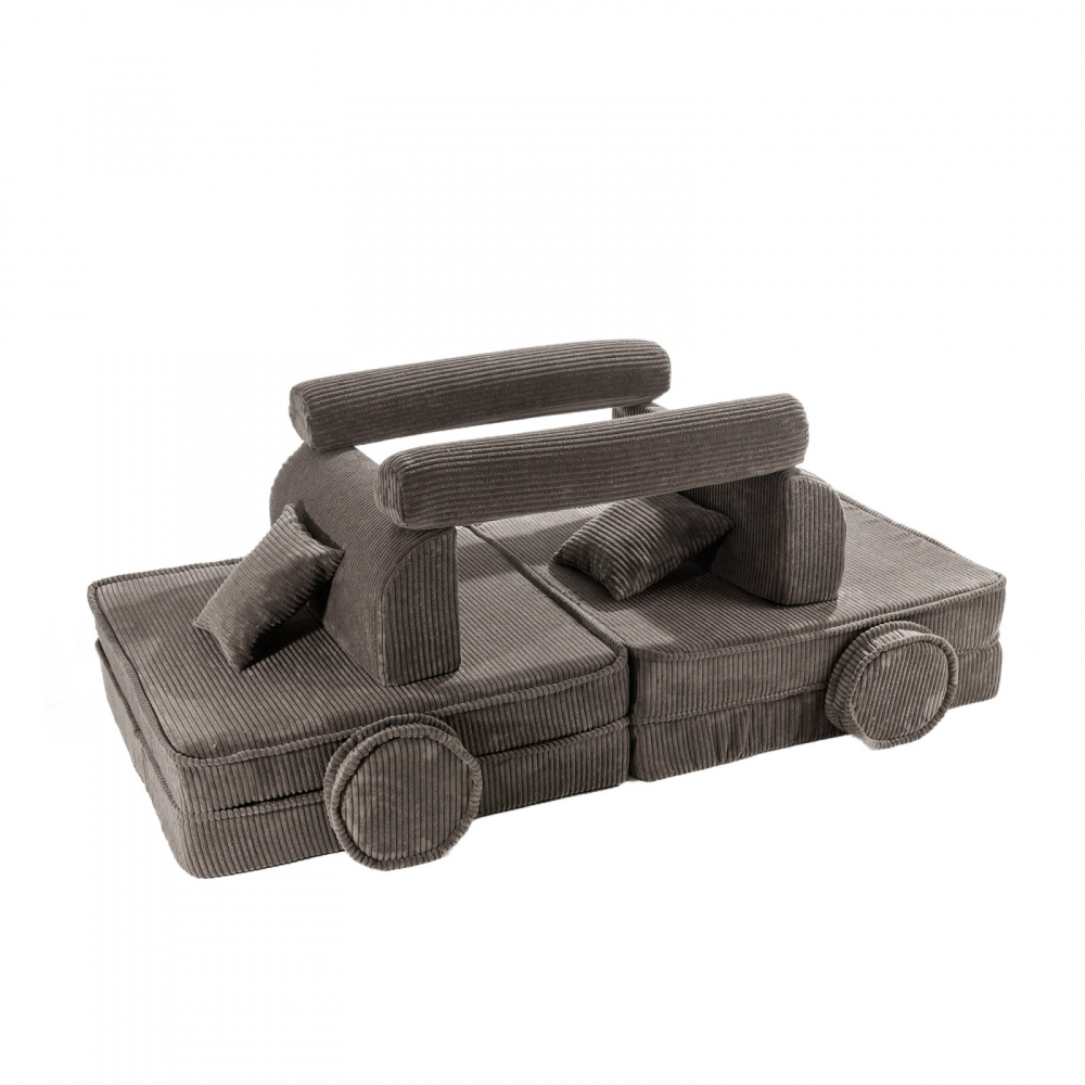 Canapea Modulară Meowbaby® Maro | Confort Premium - imagine 4