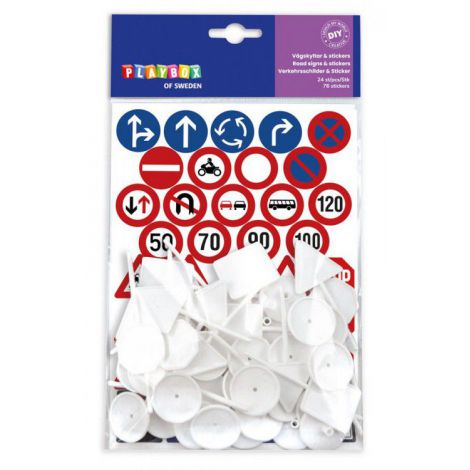 Set 24 semne circulatie + stickere Playbox