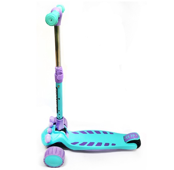 Trotineta Pliabila Nichiduta Crab Pink cu LED - imagine 4