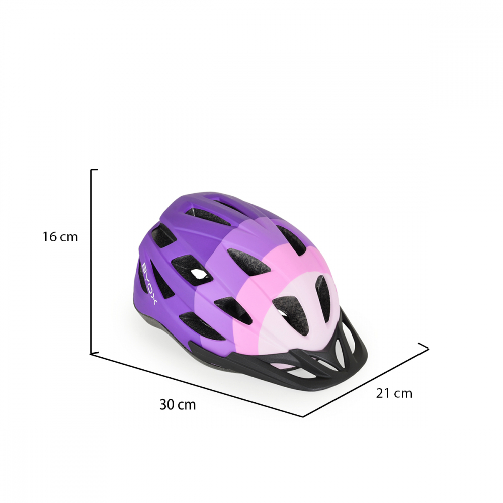 Casca Byox Y48 Purple cu LED - Protectie copii - imagine 4