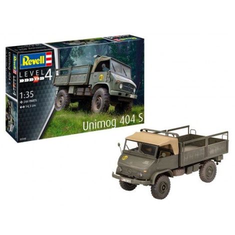 Revell Unimog 404 S - Machetă 1:35 Nivel 4