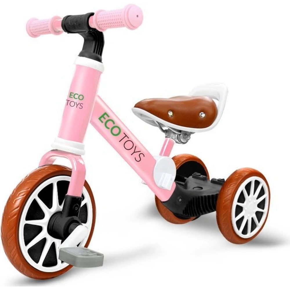 Bicicleta Ecotoys LC-V1307 Roz, 2-4 Ani - imagine 4