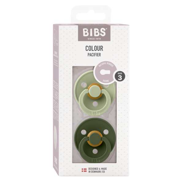Set 2 Suzete Bibs Latex, Rotunde, 18 luni +