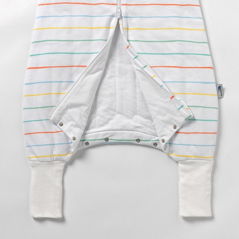 Sac de dormit Slumbersac Rainbow Stripes cu picioruse - imagine 3