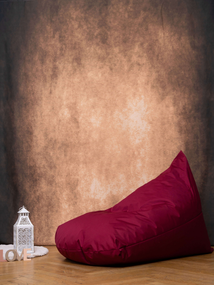 Fotoliu puf Lazy visiniu Decoriciu - Confortabil
