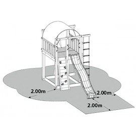 Spațiu de Joacă Villa Junglegym din Lemn - imagine 6