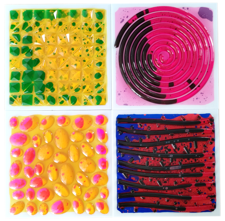 Playlearn - Placi Senzoriale Texturate 4 buc - imagine 9