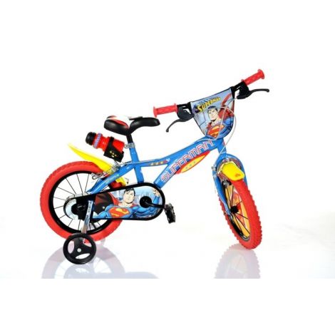 Bicicleta Superman 14" Dino Bikes - Pentru Copii