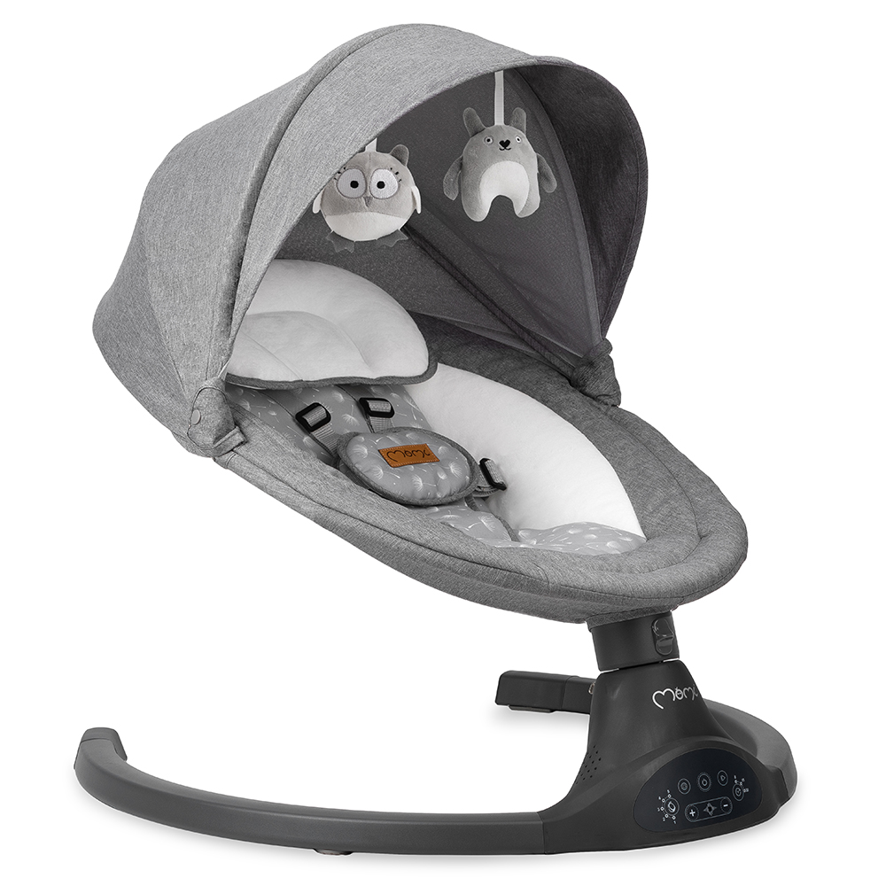Balansoar Electric MoMi Lami Dark Grey - imagine 6