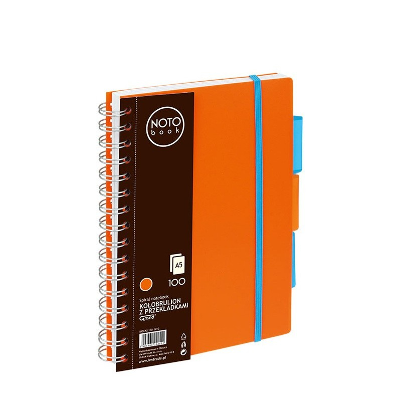 Caiet Matematica A5 Grand, 100 File, Portocaliu