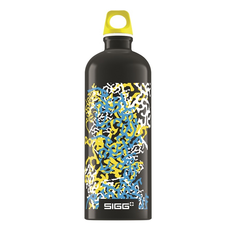 Bidon Sigg Dark Coral 1L, Aluminiu Premium