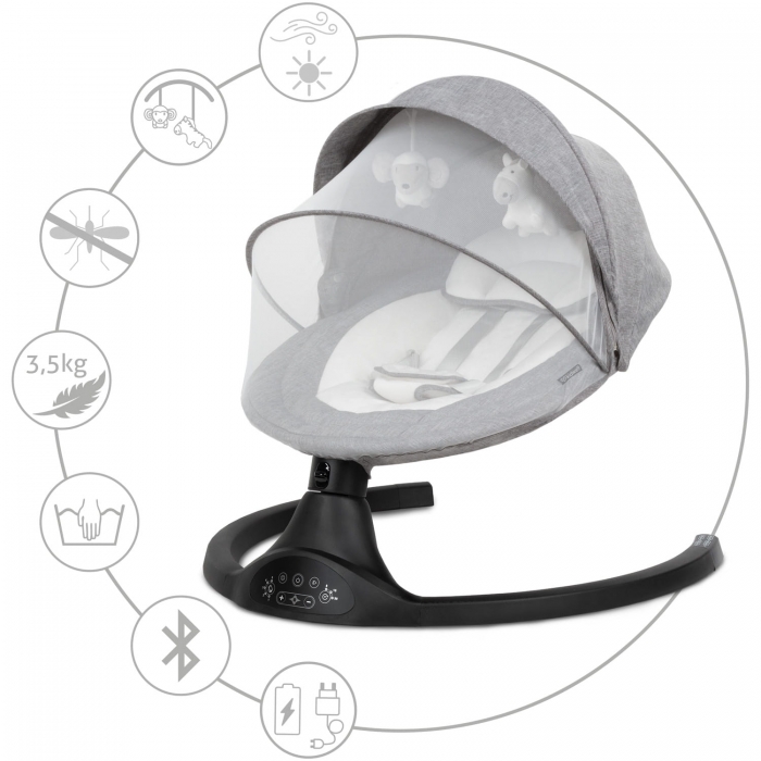 Leagan Electric 2-în-1 Kidwell Luxi - imagine 6