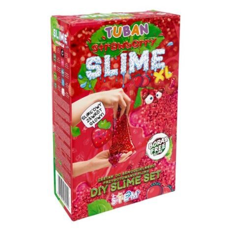 Set DIY Slime Capsuni XL Tuban - Creați Acasă! - imagine 4