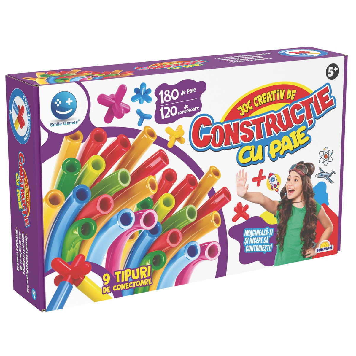 Joc Constructie cu Paie Smile Games