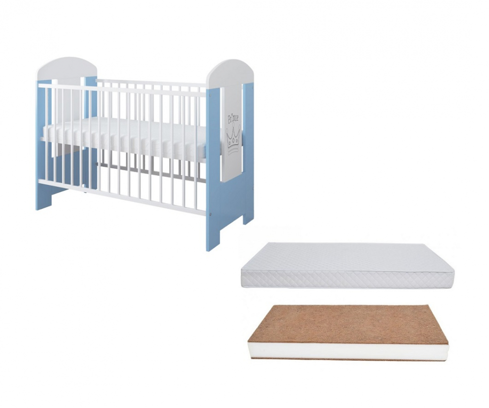 Patut Ptilou Blue Prince cu 3 nivele reglabile - Nichiduta - imagine 8