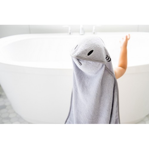 Prosop Ubbi cu gluga, gri | Bumbac moale bebe - imagine 2