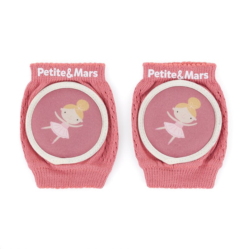Genunchiere Petite&Mars Protectie Bebelusi Roz