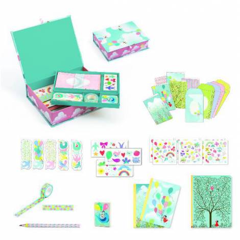 Set Papetărie Djeco Charlotte pentru Creativitate
