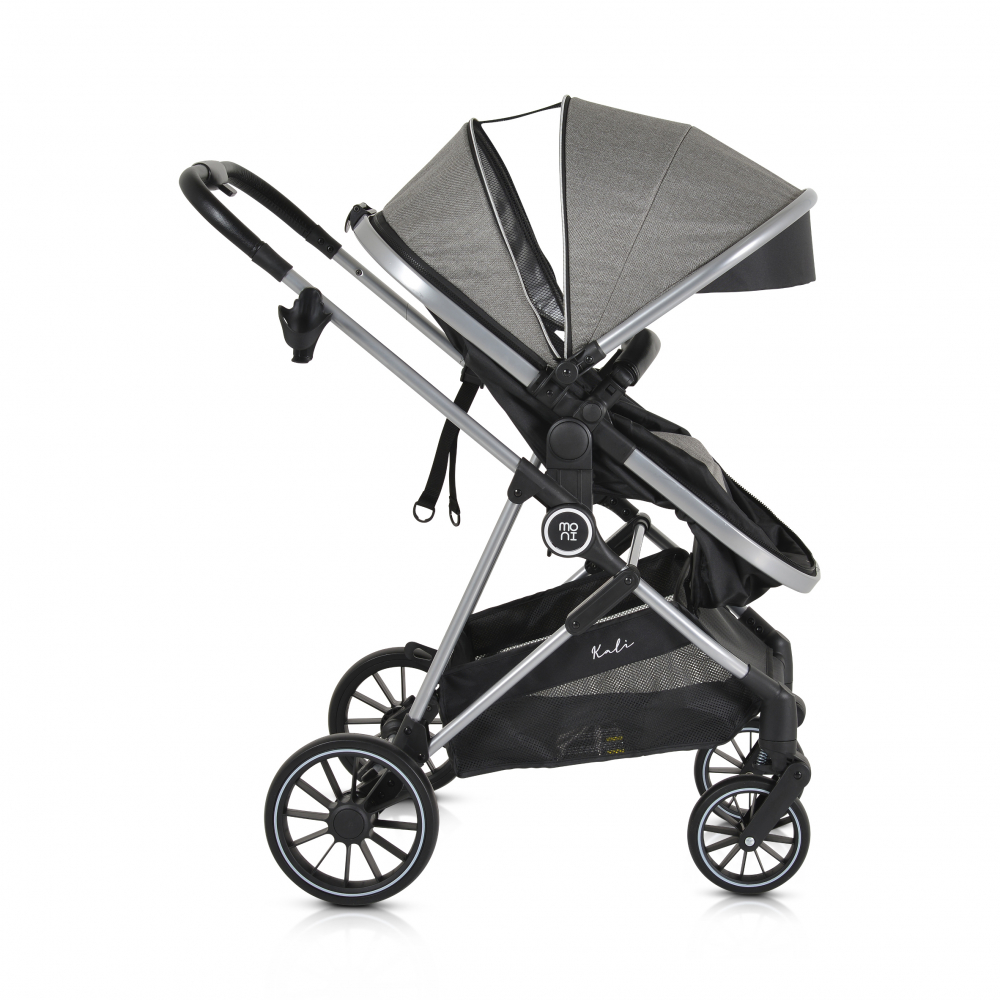 Carucior 2in1 Moni Kali Grey, Husa Picioare - imagine 7
