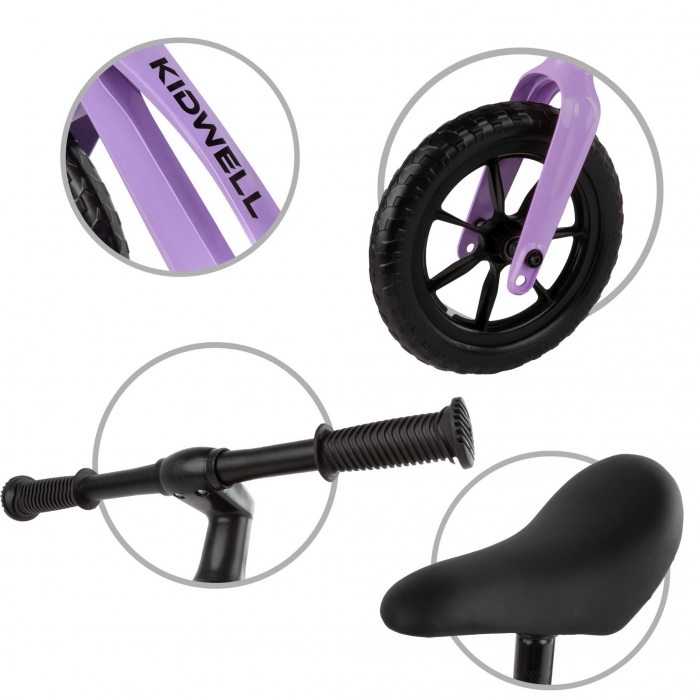 Kidwell Vito Violet - Bicicletă Fără Pedale Magneziu - imagine 3