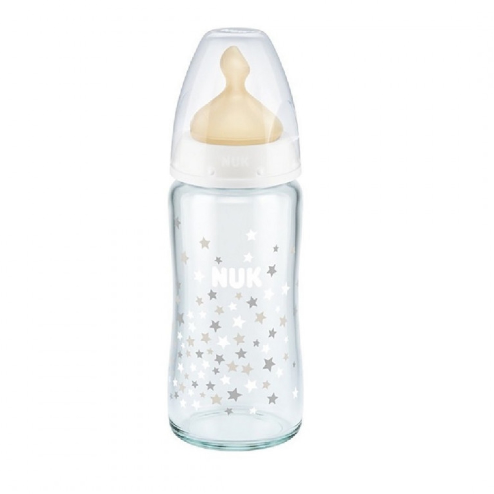 Biberon NUK First Choice 240ml, Alb, 0-6 luni - imagine 2