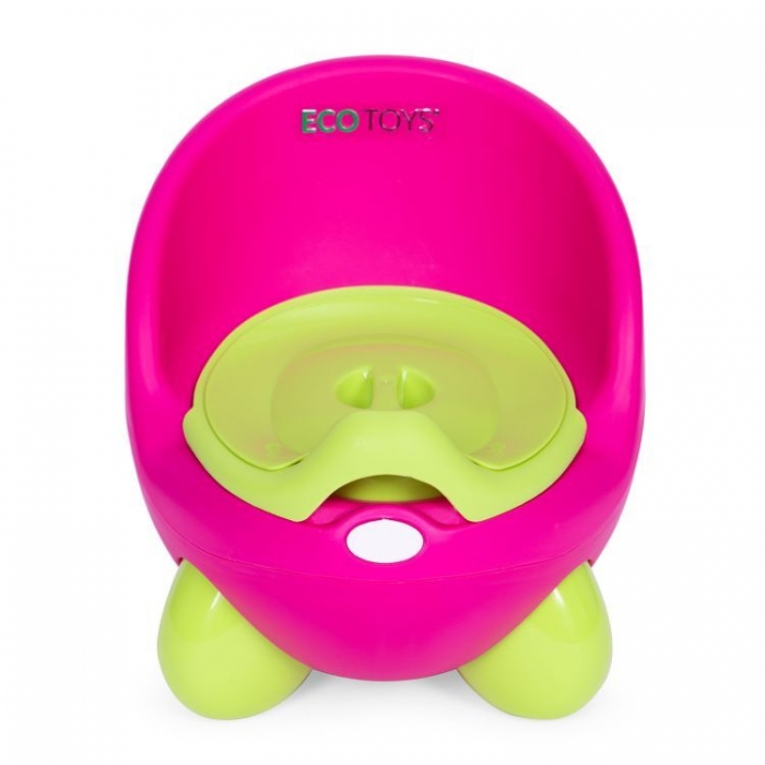 Olita Ecotoys PP112 Roz-Verde cu Inserție Detașabilă - imagine 3