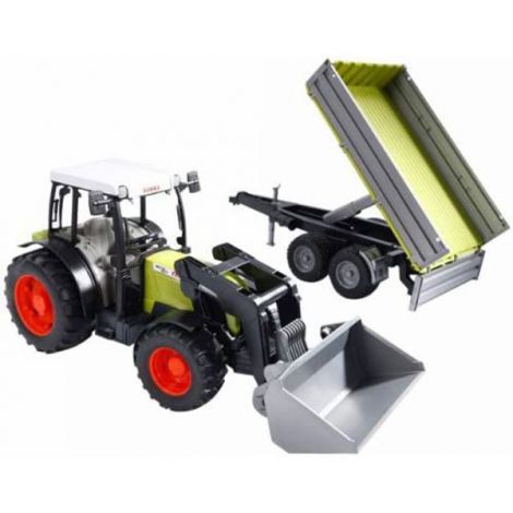 Bruder Tractor Claas cu Remorcă Basculabilă - imagine 3