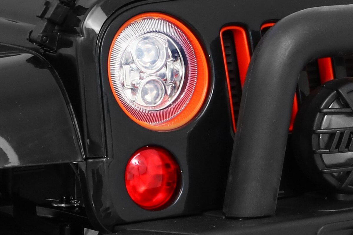 Mașinuță Electrică 4x4 Full Time Negru | Autokids - imagine 6