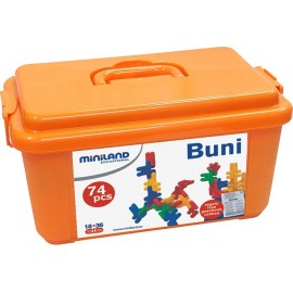 Miniland Iepurași Construit Kim Buni 74 Piese - imagine 4