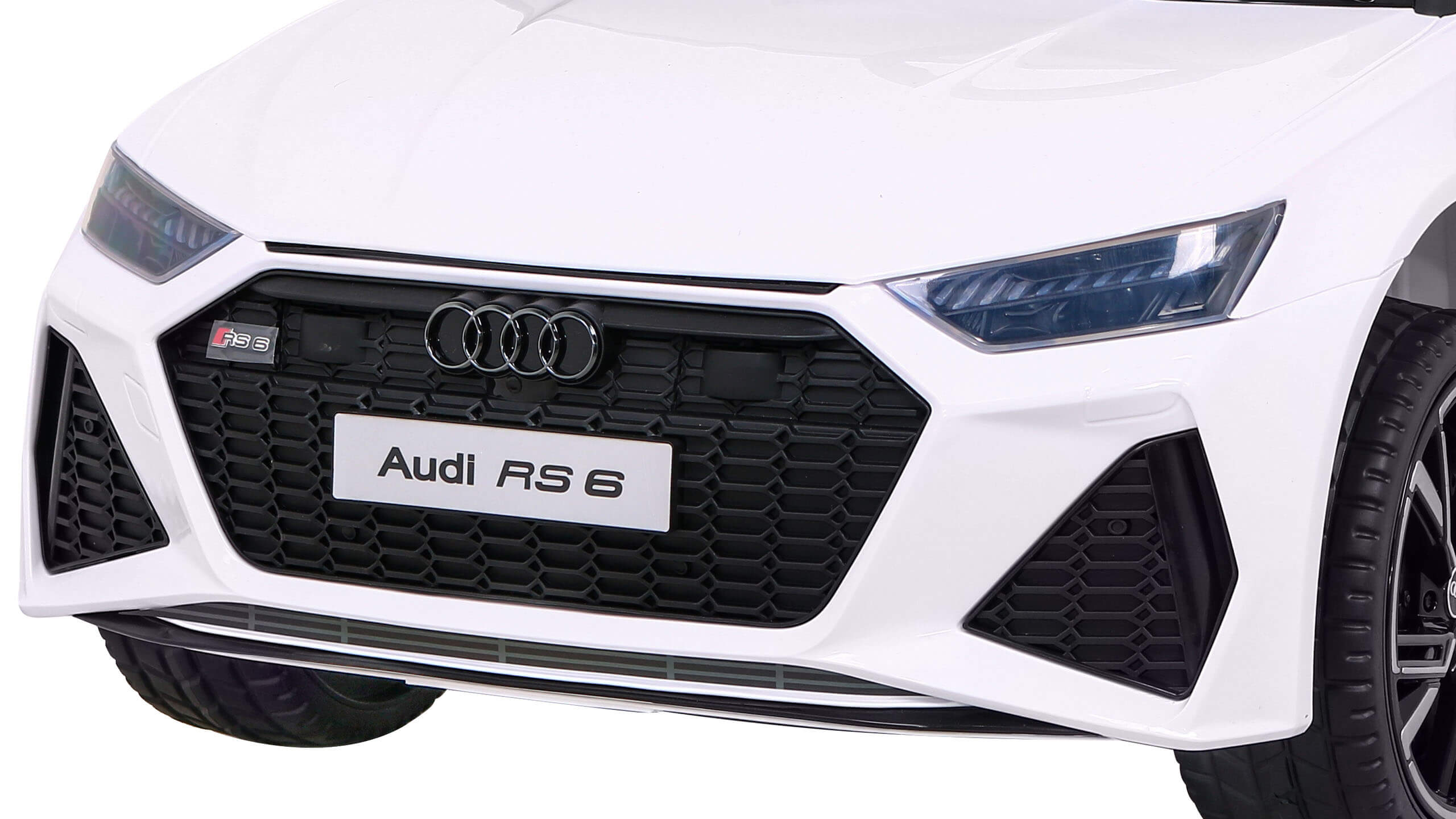 Masinuta Electrica Audi RS6 12V Alb - imagine 5