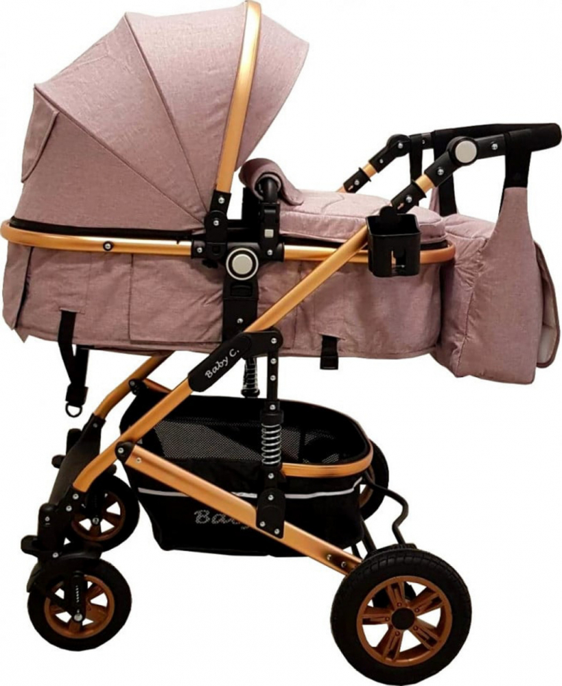 Carucior Baby Care Pro 531 3-in-1 Gri Transformabil - imagine 2