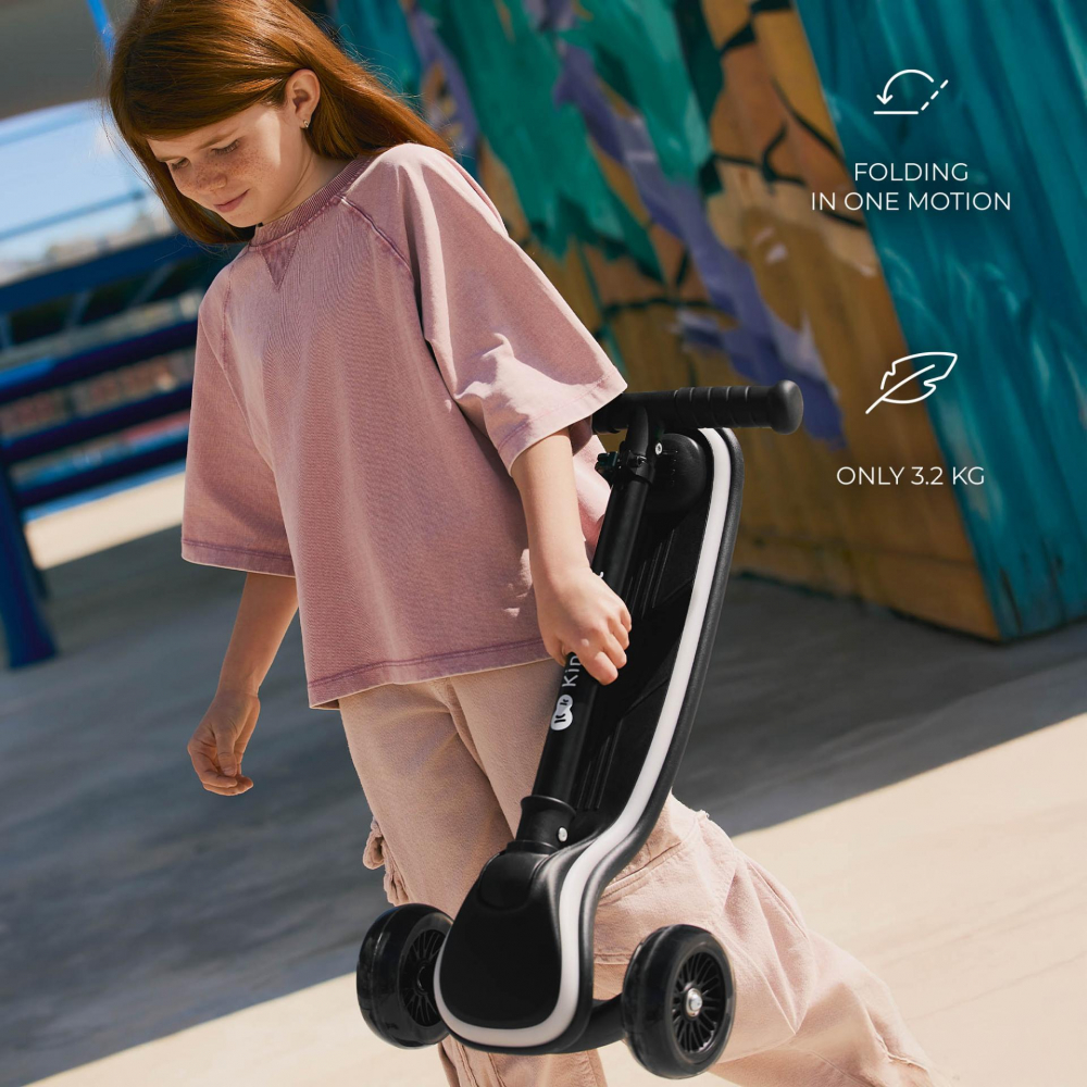 Trotineta Kinderkraft Raket Pink LED Pliabilă
