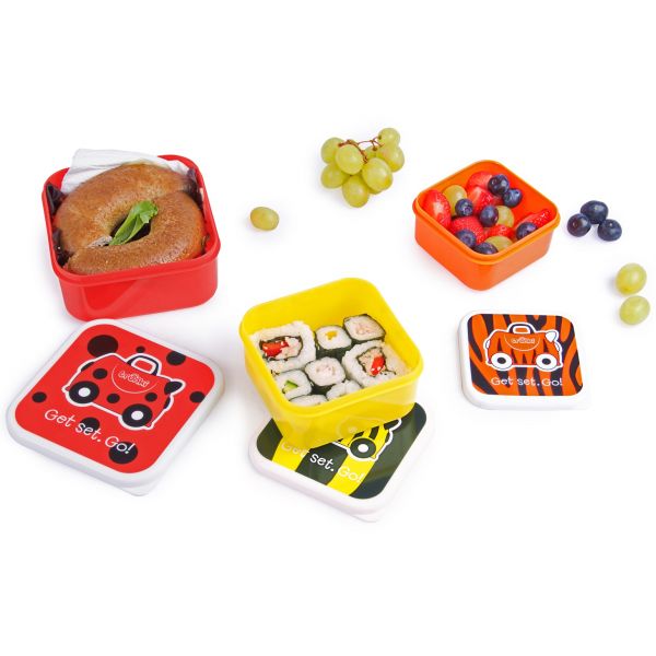 Set 3 Cutiute Gustari Trunki Snack Pots - imagine 2