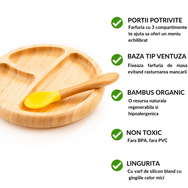 Set Diversificare Bambus Oaki Galben - imagine 2