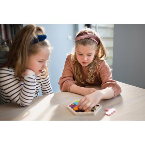 Puzzle Stupul Albinelor BS Toys - Lemn și Logică - imagine 3