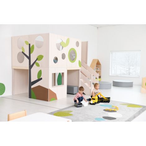 Complex Joacă Flora Moje Bambino - Lemn Interior - imagine 27